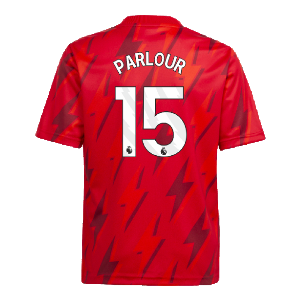 2023-2024 Arsenal Pre-Match Shirt (Red) - Kids (Parlour 15)