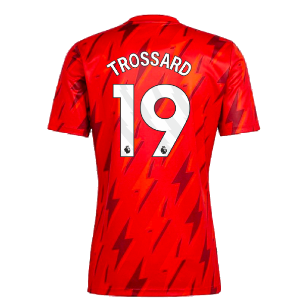 2023-2024 Arsenal Pre-Match Shirt (Red) (Trossard 19)