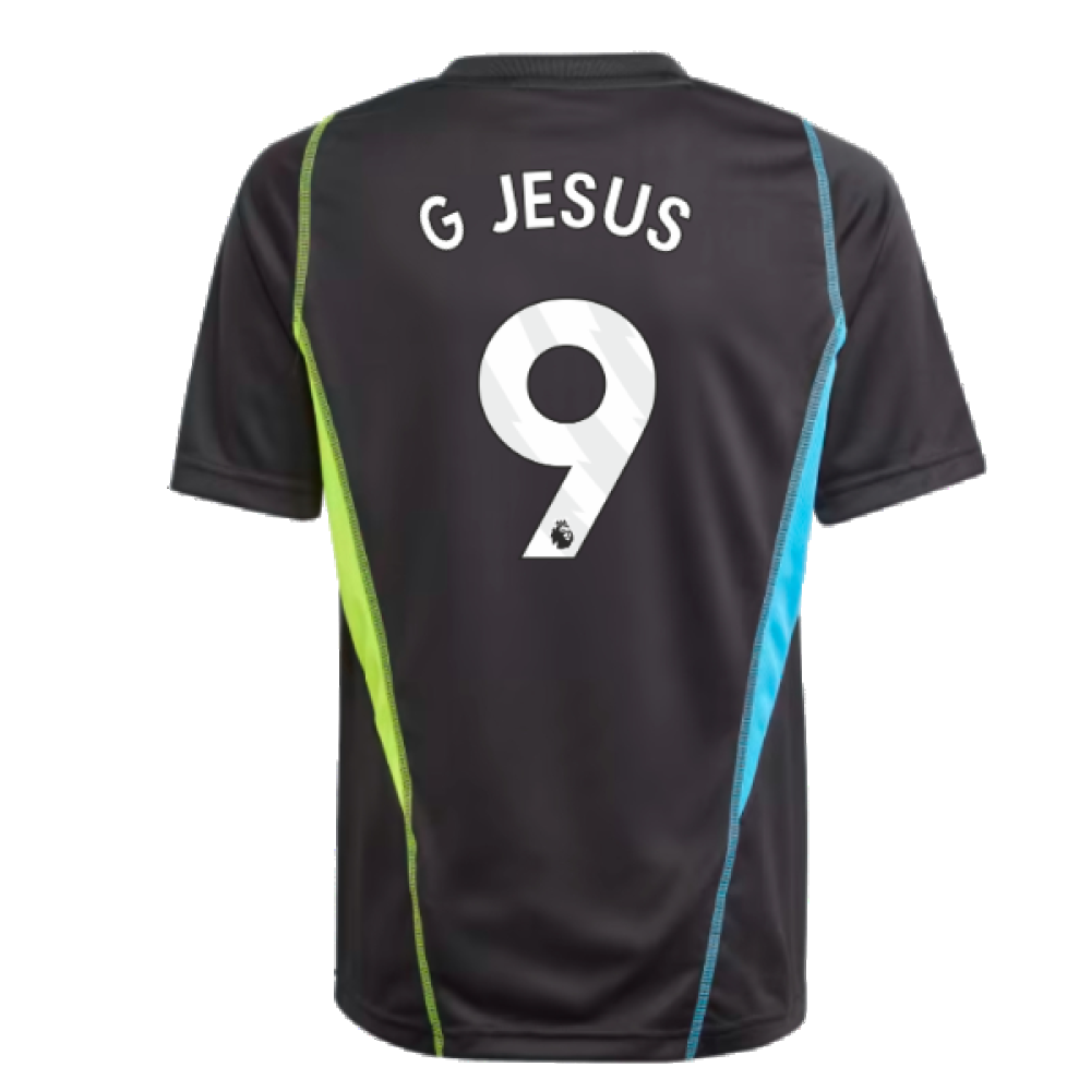 2023-2024 Arsenal Training Jersey (Black) - Kids (G Jesus 9)