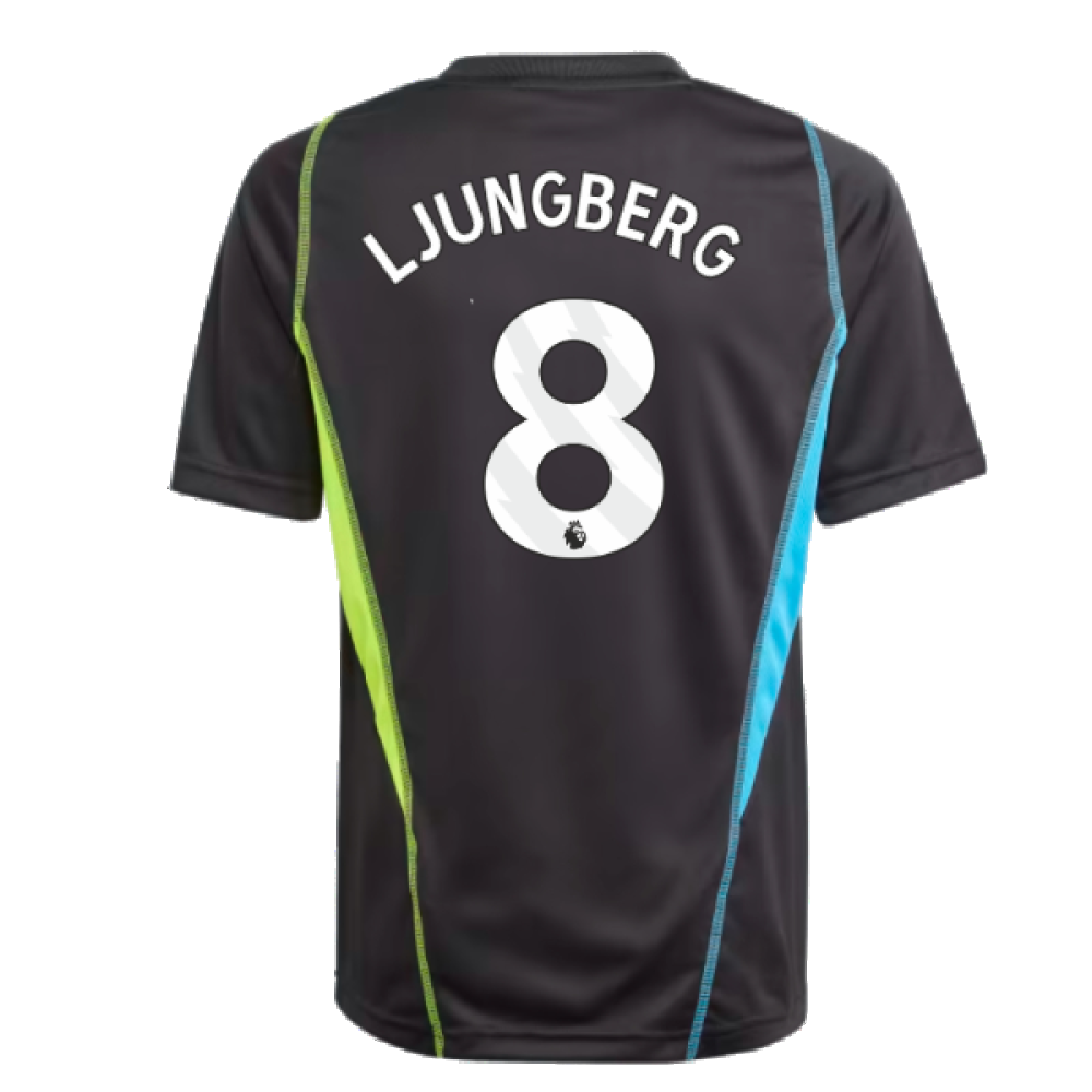 2023-2024 Arsenal Training Jersey (Black) - Kids (Ljungberg 8)