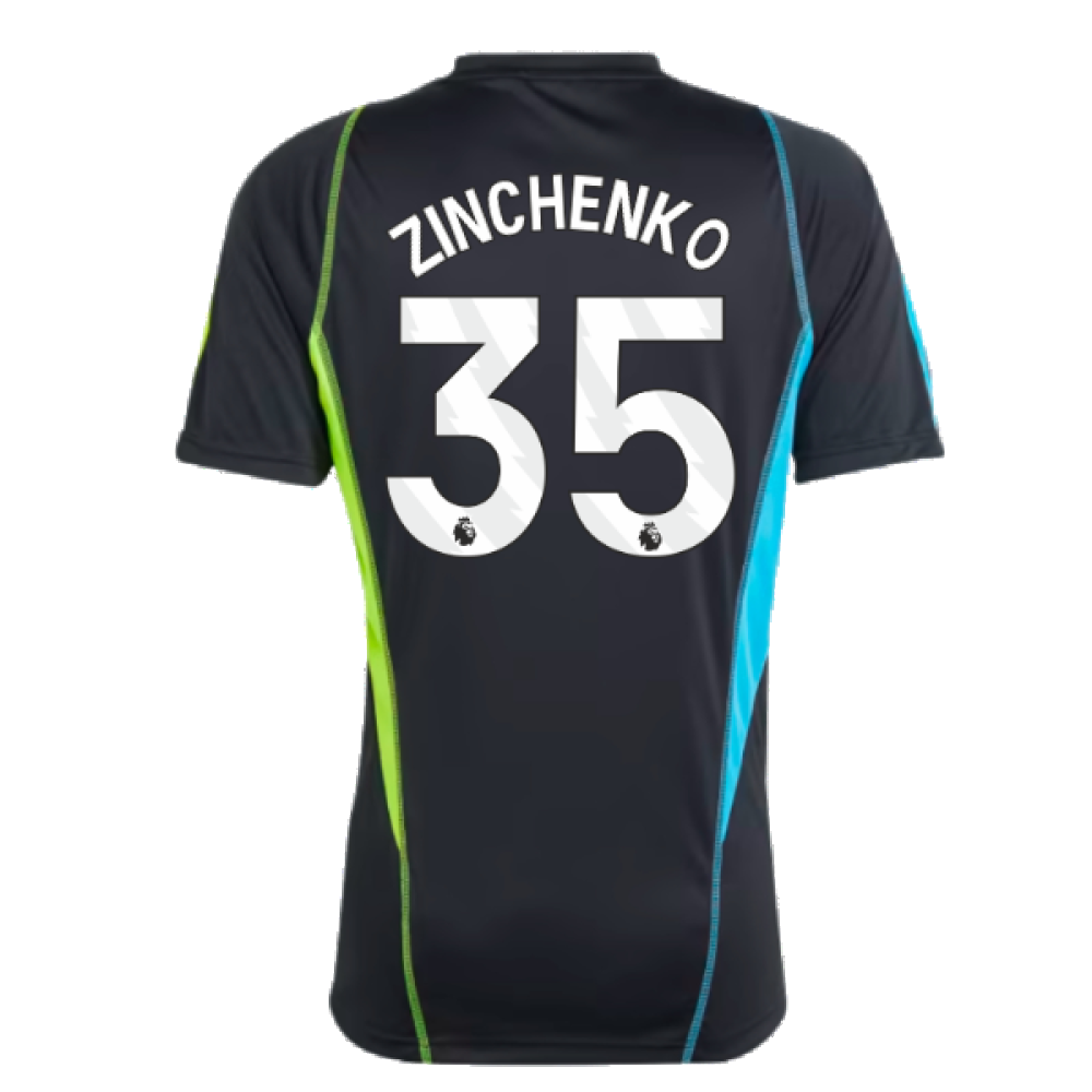 2023-2024 Arsenal Training Jersey (Black) (Zinchenko 35)