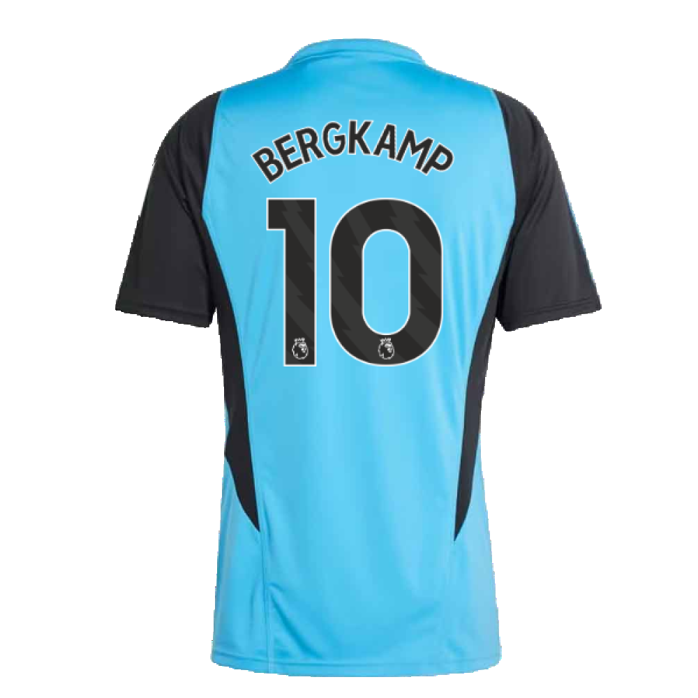 2023-2024 Arsenal Training Jersey (Pulse Blue) - Ladies (Bergkamp 10)