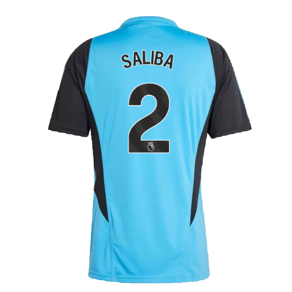 2023-2024 Arsenal Training Jersey (Pulse Blue) - Ladies (Saliba 2)
