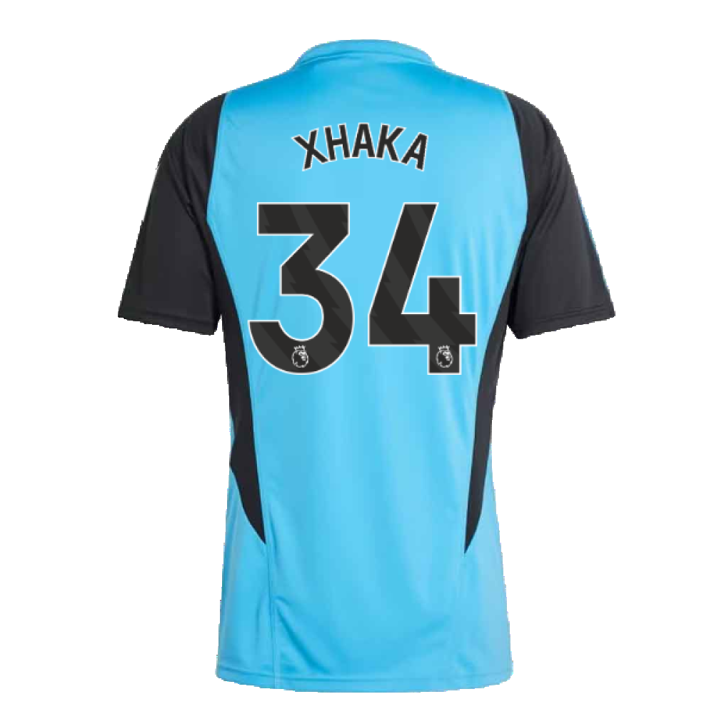 2023-2024 Arsenal Training Jersey (Pulse Blue) - Ladies (Xhaka 34)