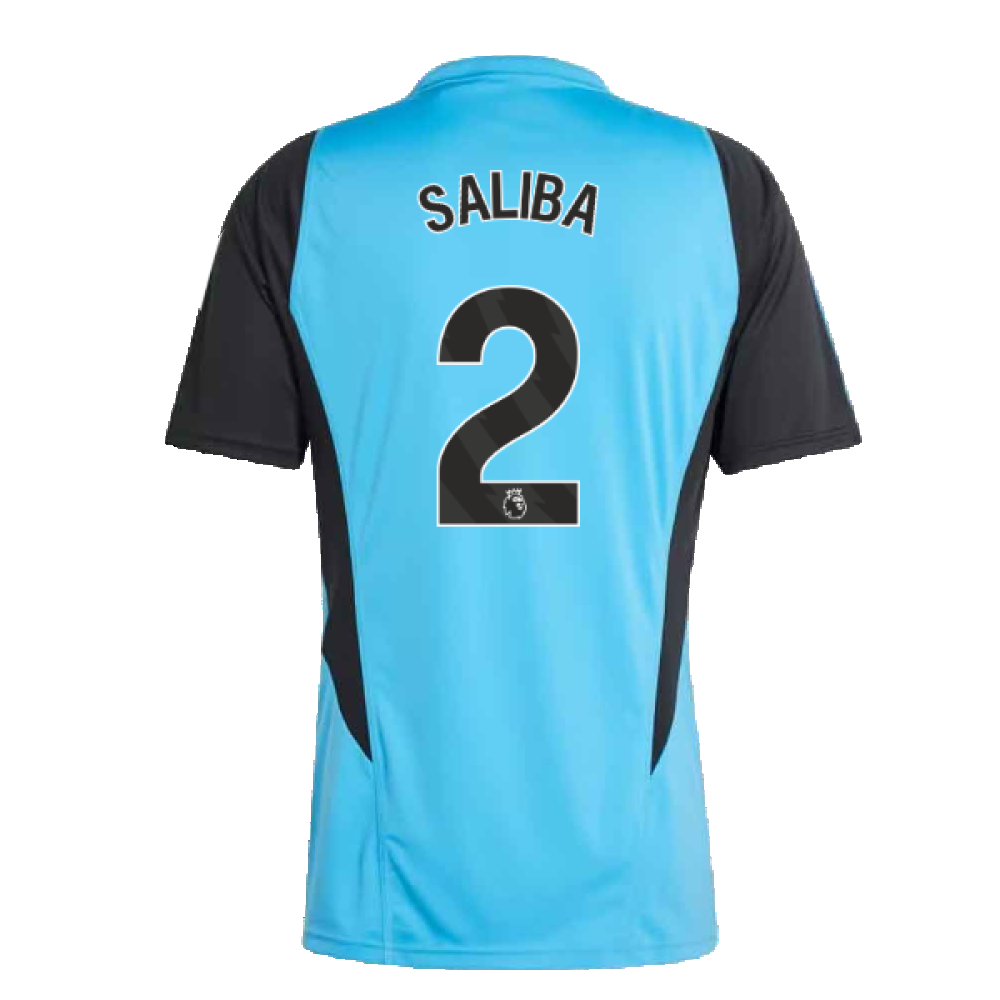 2023-2024 Arsenal Training Jersey (Pulse Blue) (Saliba 2)