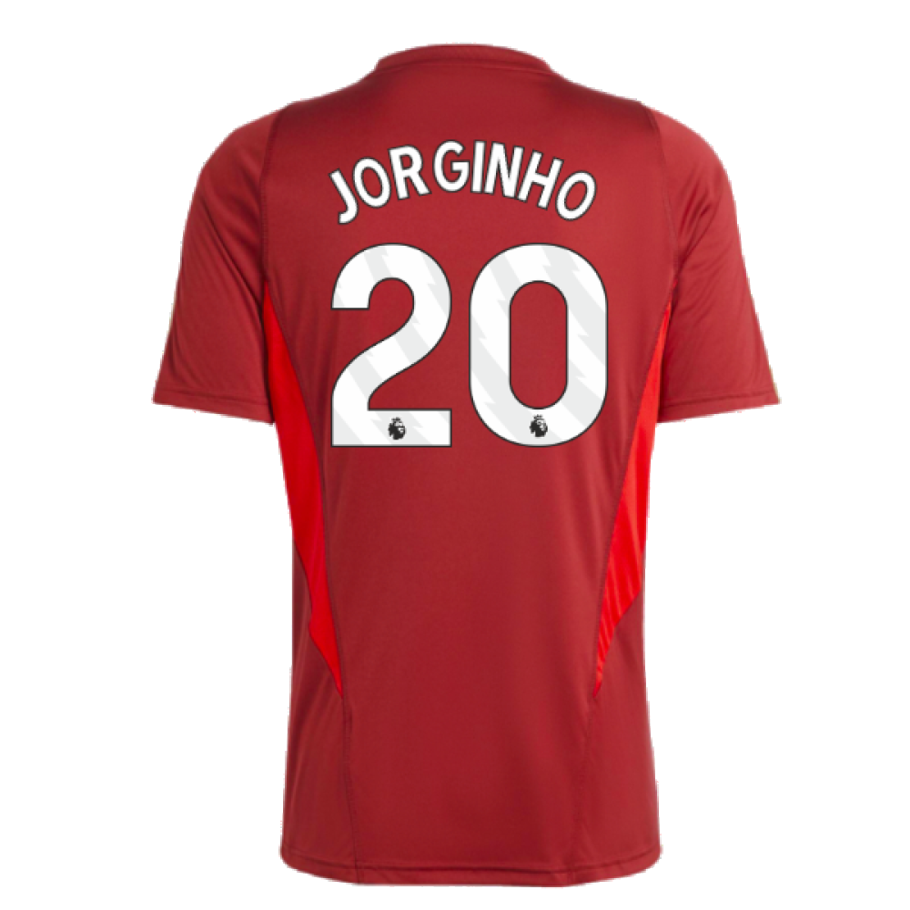 2023-2024 Arsenal Training Jersey (Red) (Jorginho 20)