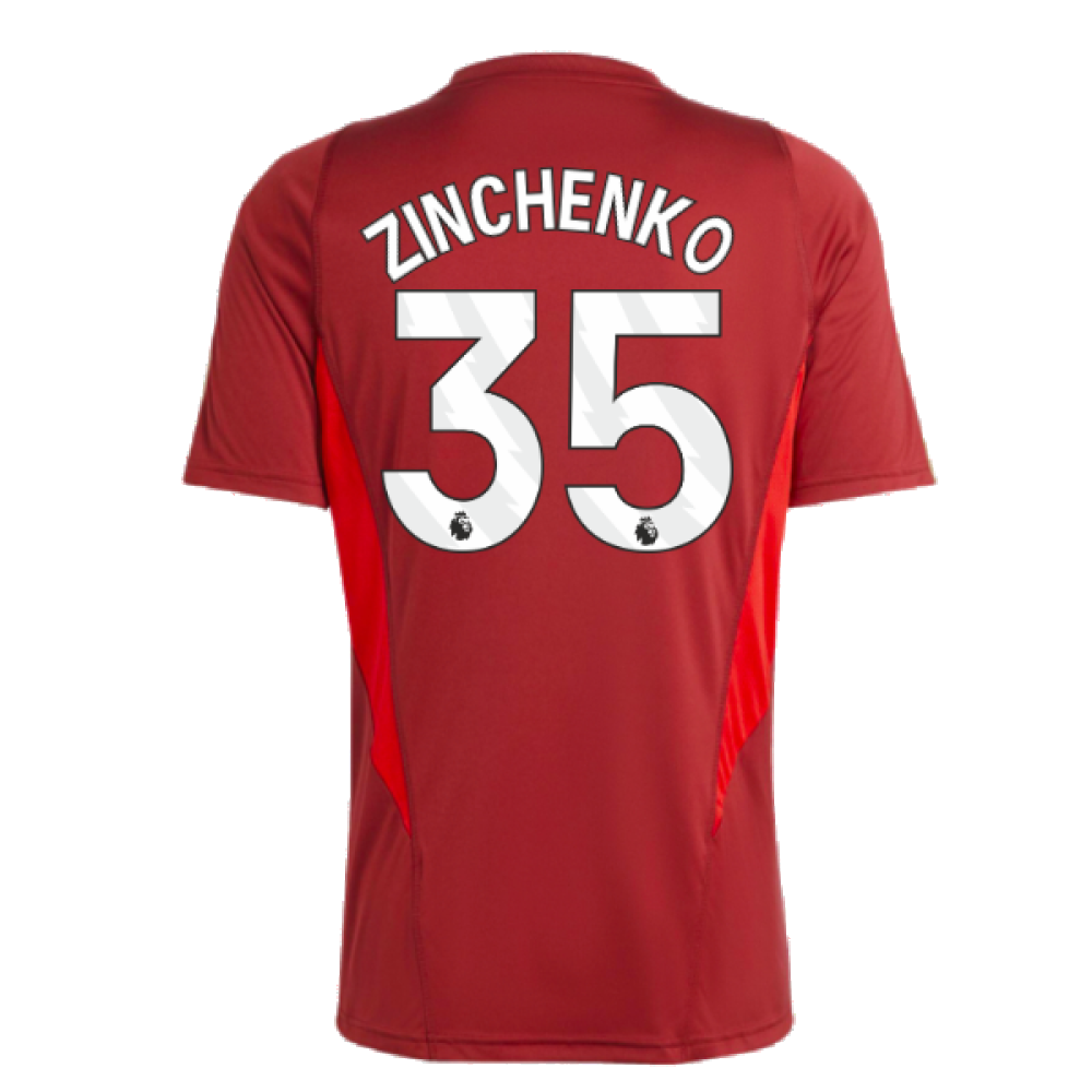 2023-2024 Arsenal Training Jersey (Red) (Zinchenko 35)