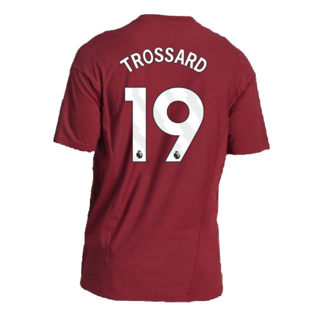 2023-2024 Arsenal Training Tee (Red) (Trossard 19)