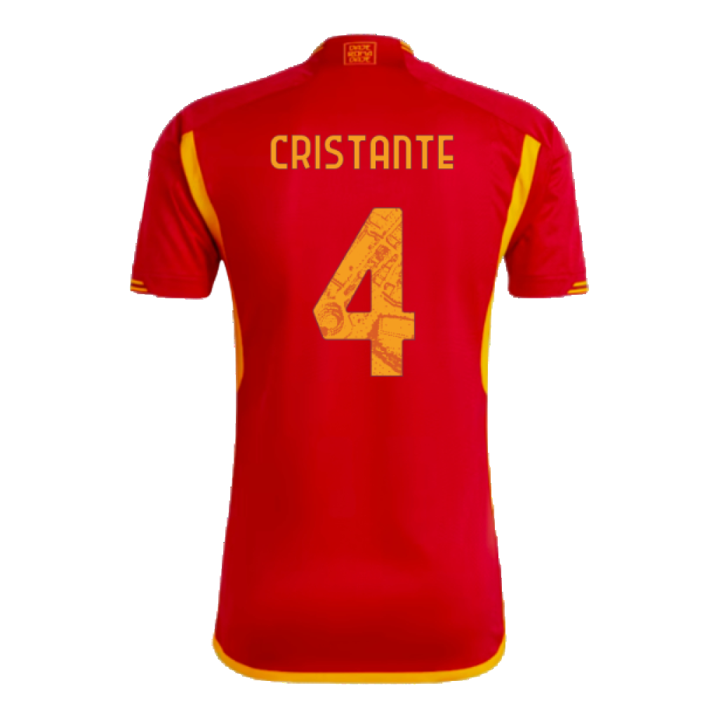 2023-2024 AS Roma Home Shirt (CRISTANTE 4)