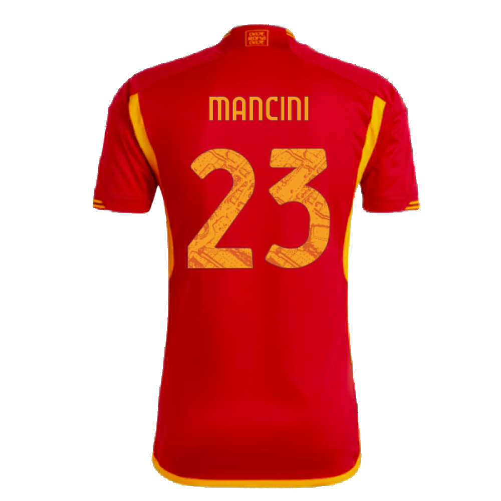 2023-2024 AS Roma Home Shirt (MANCINI 23)