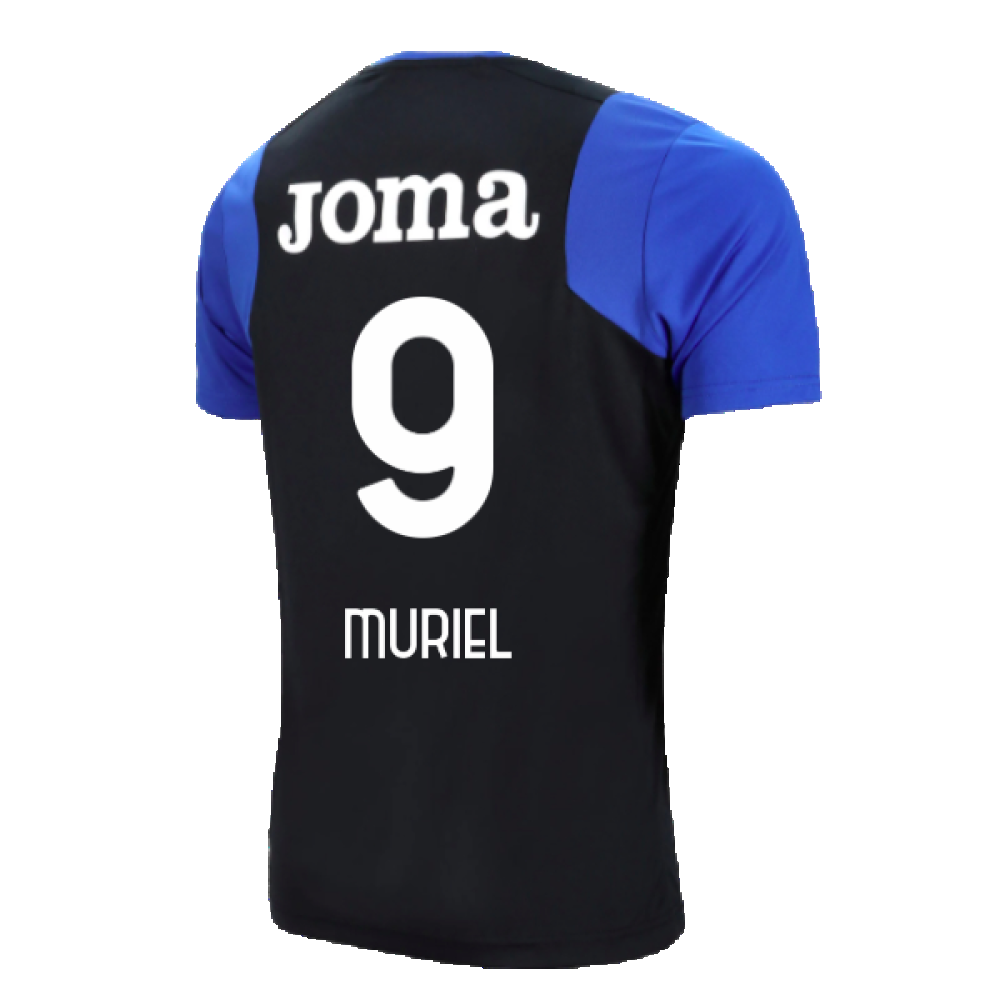 2023-2024 Atalanta Training Shirt (Black) (Muriel 9)