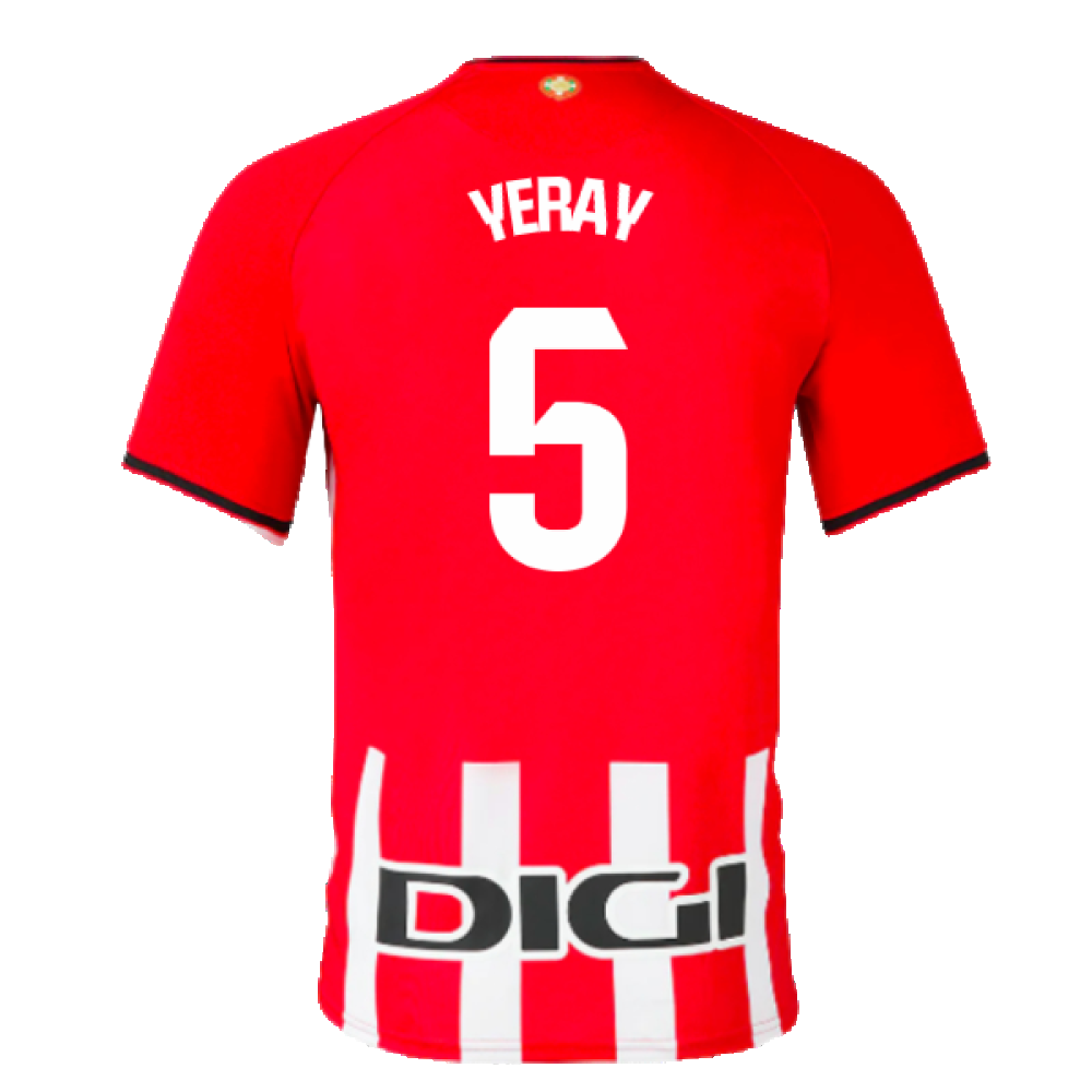 2023-2024 Athletic Bilbao Home Shirt (Kids) (Yeray 5)