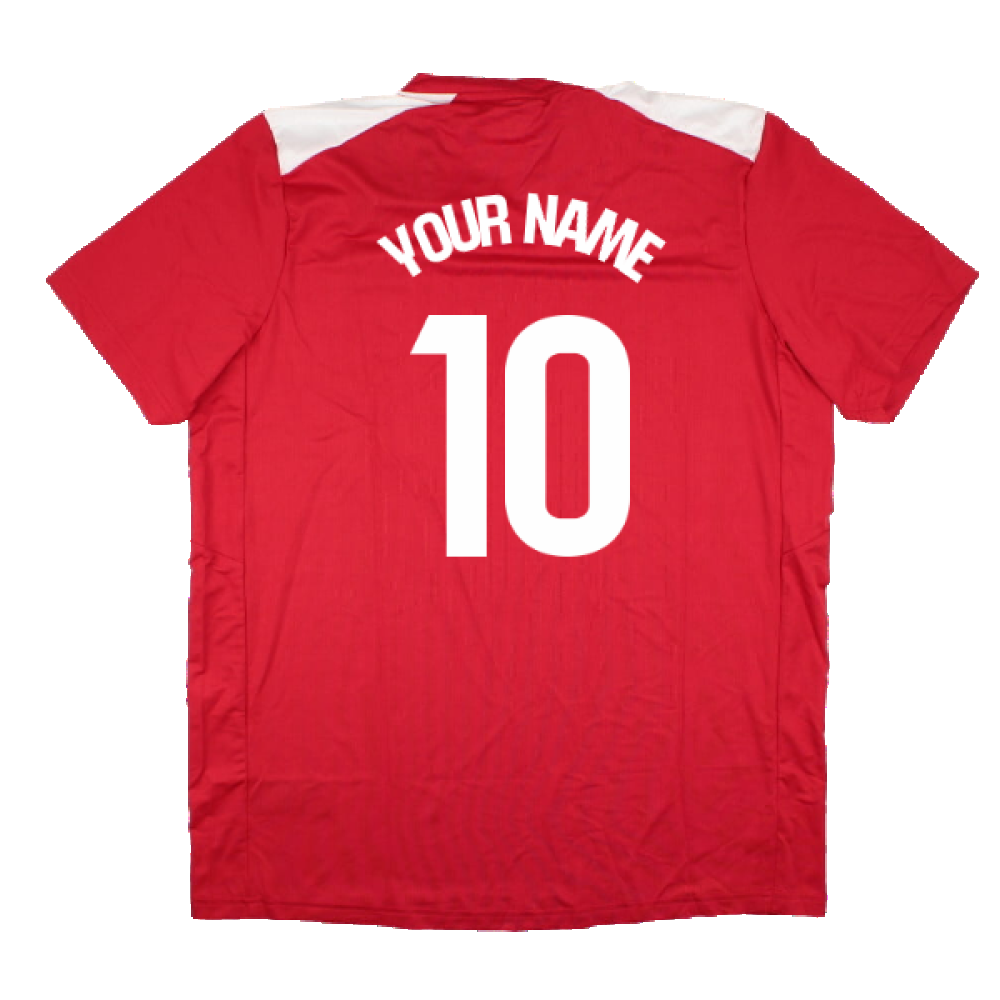 2023-2024 Athletic Bilbao Matchday Home T-Shirt (Red) (Your Name)