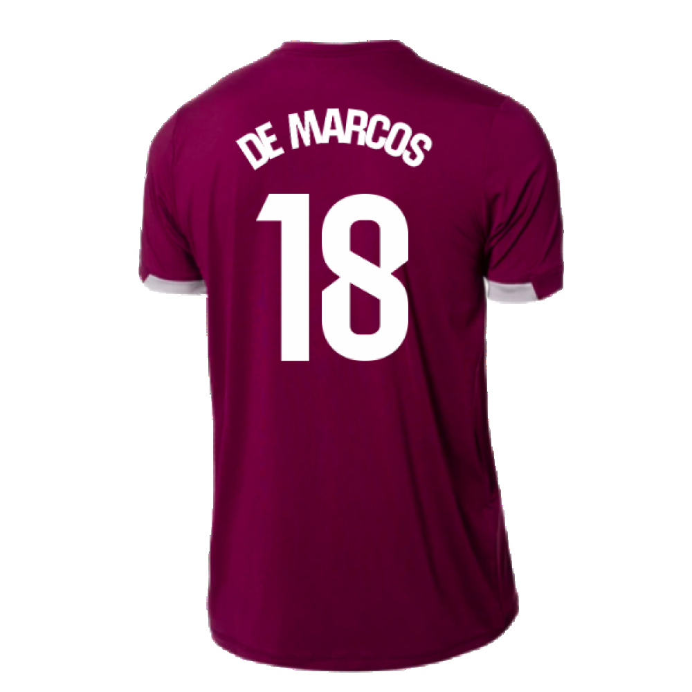 2023-2024 Athletic Bilbao Training Shirt (Magenta) (De Marcos 18)