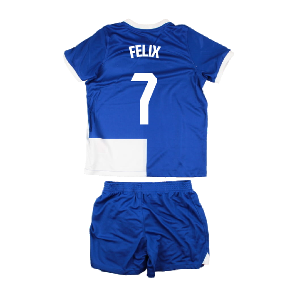 2023-2024 Atletico Madrid Away Little Boys Mini Kit (Felix 7)