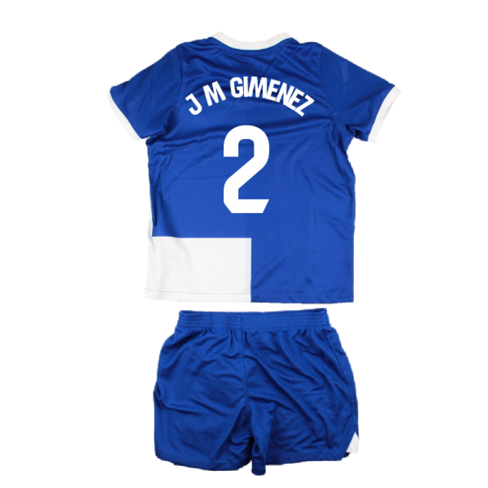 2023-2024 Atletico Madrid Away Little Boys Mini Kit (J M Gimenez 2)