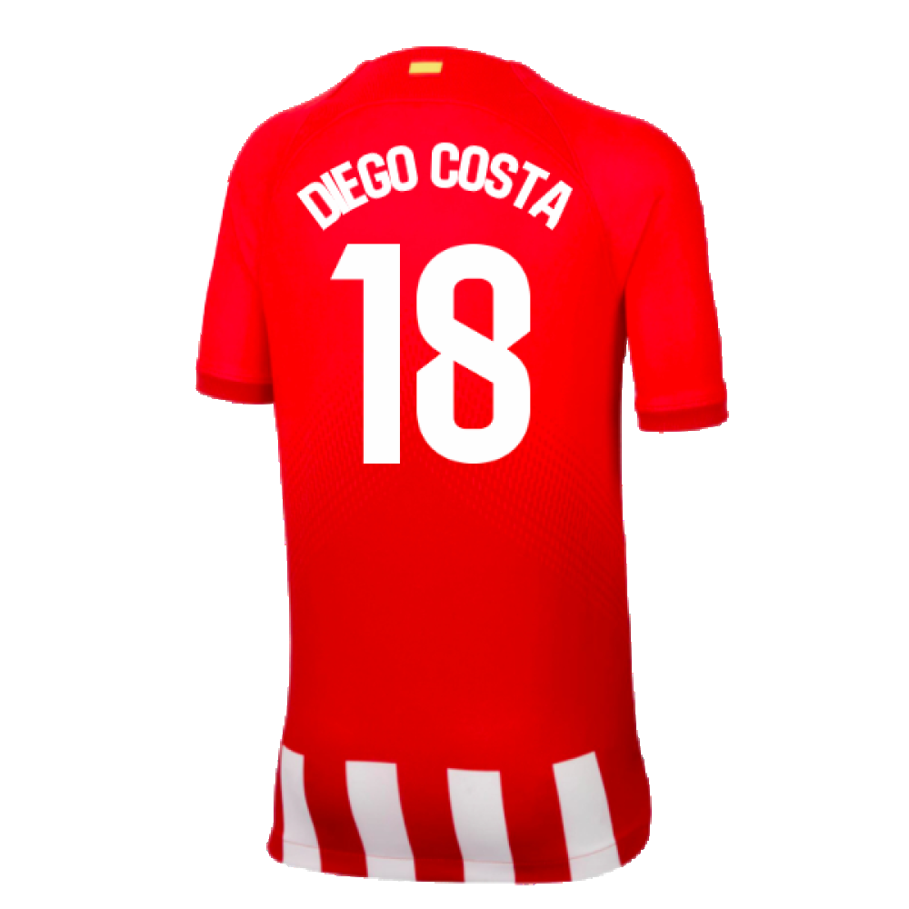 2023-2024 Atletico Madrid Home Shirt (Kids) (Diego Costa 18)