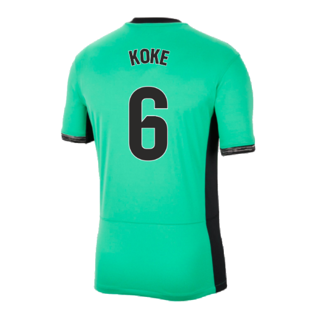 2023-2024 Atletico Madrid Third Shirt (Koke 6)