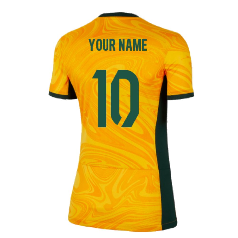 2023-2024 Australia WWC Home Shirt (Ladies) (Your Name)