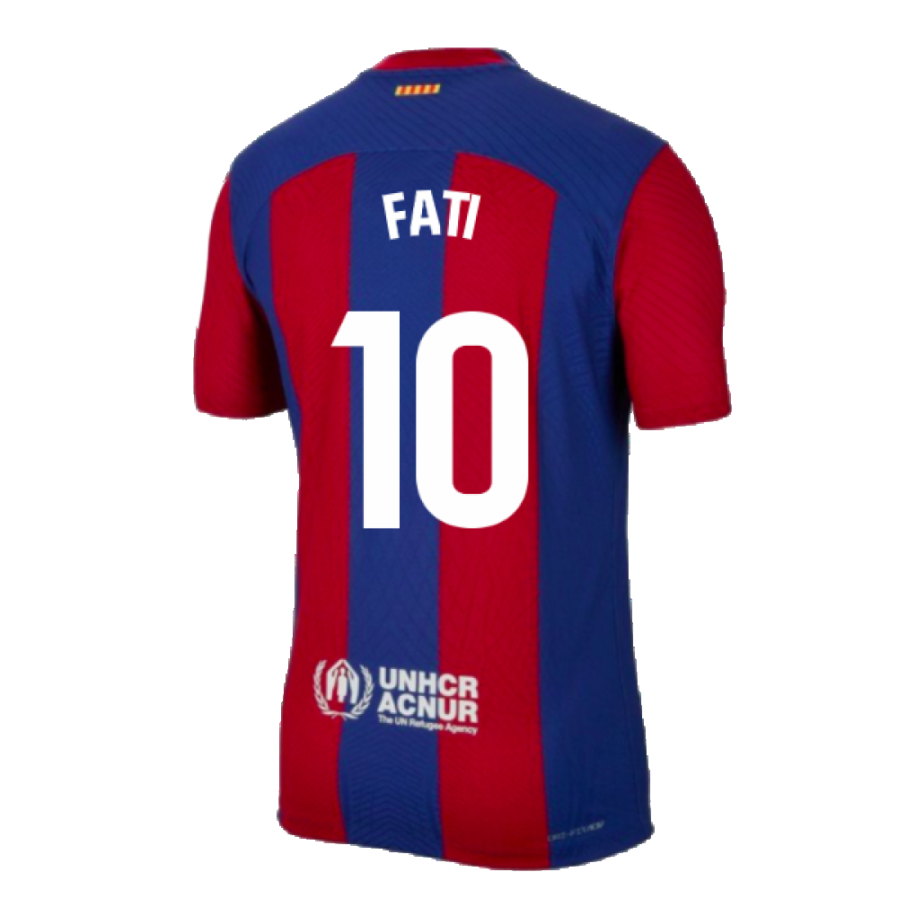 2023-2024 Barcelona Authentic Home Shirt (Fati 10)