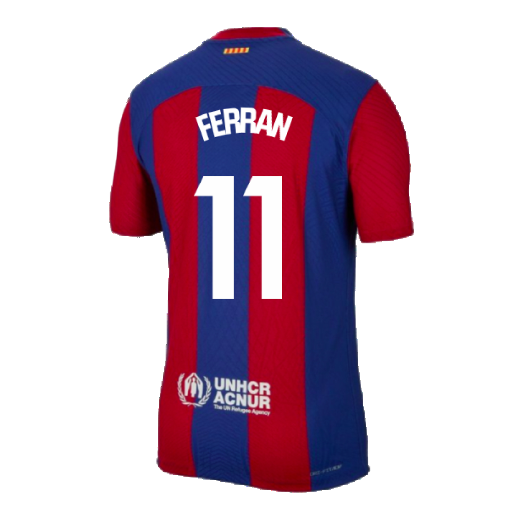 2023-2024 Barcelona Authentic Home Shirt (Ferran 11)