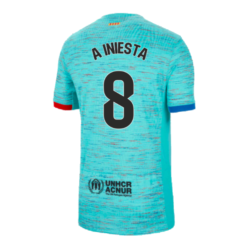 2023-2024 Barcelona Authentic Third Shirt (A Iniesta 8)