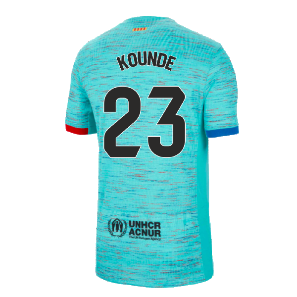 2023-2024 Barcelona Authentic Third Shirt (Kounde 23)