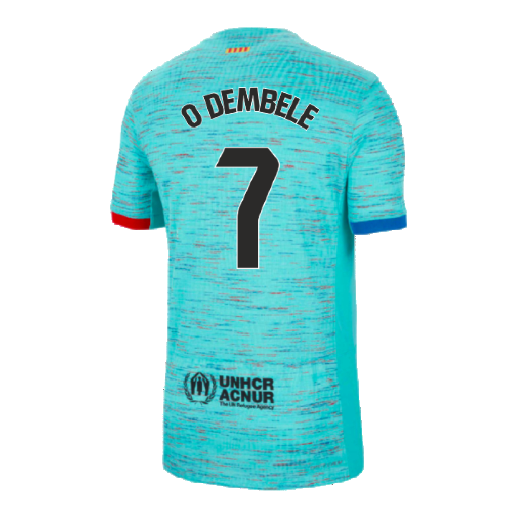 2023-2024 Barcelona Authentic Third Shirt (O Dembele 7)