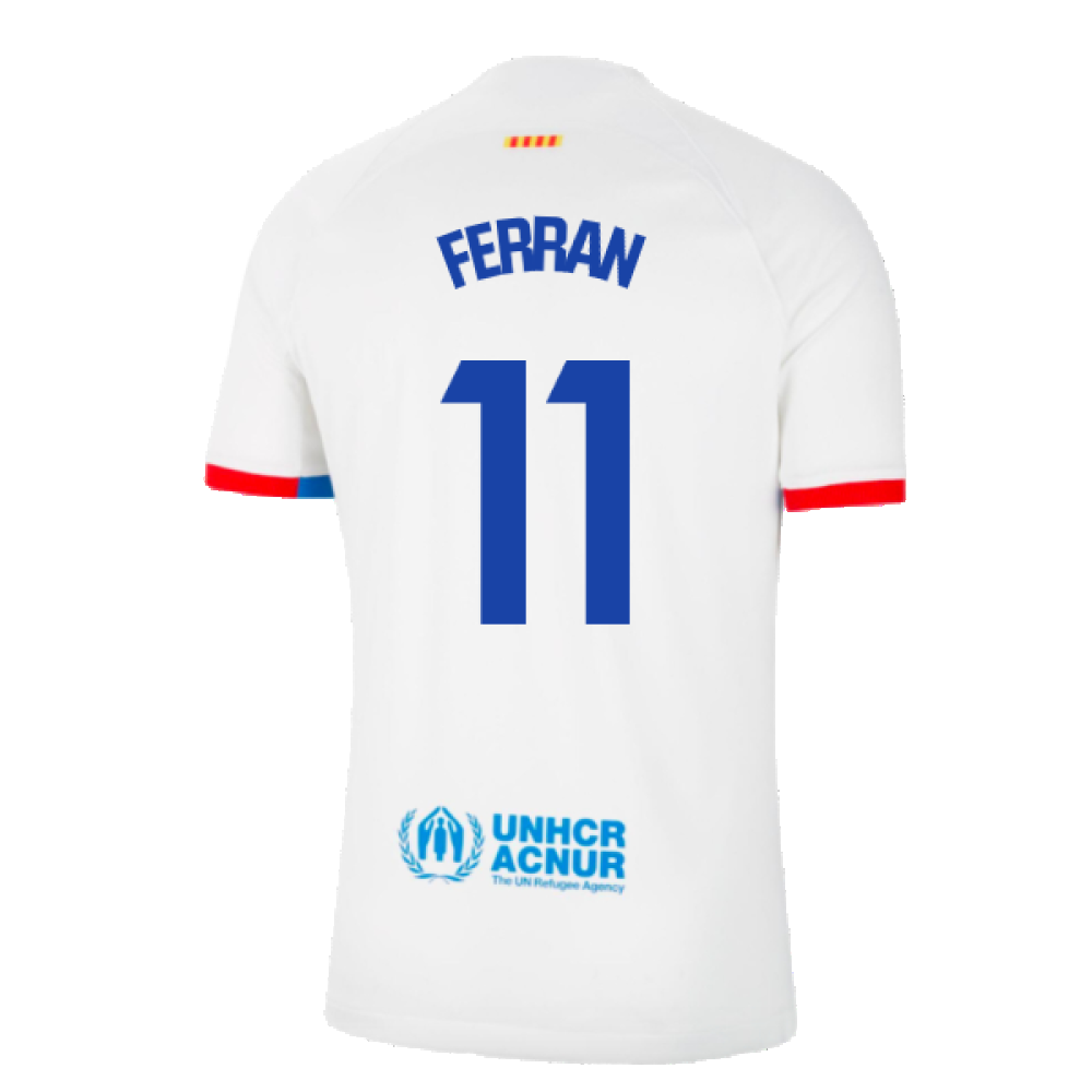 2023-2024 Barcelona Away Shirt (Ferran 11)