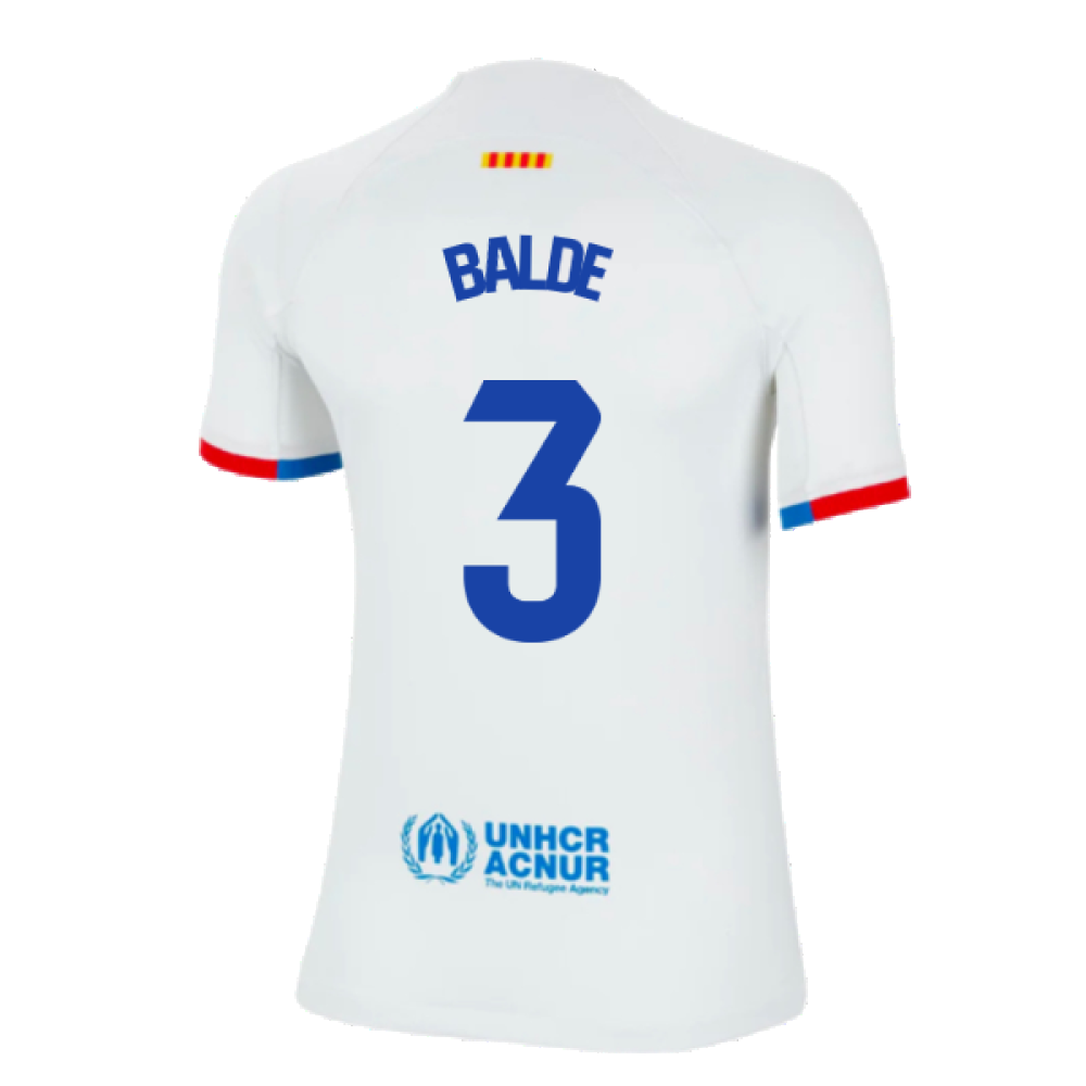 2023-2024 Barcelona Away Shirt (Kids) (Balde 3)