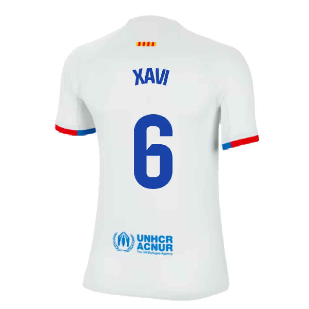 2023-2024 Barcelona Away Shirt (Ladies) (Xavi 6)