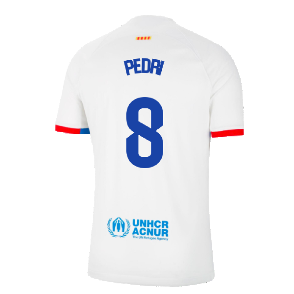 2023-2024 Barcelona Away Shirt (Pedri 8)