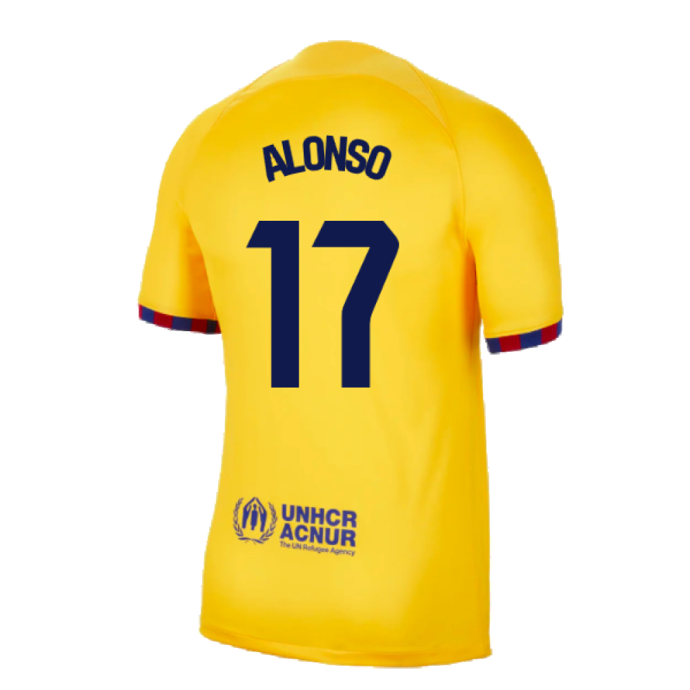 2023-2024 Barcelona Fourth Shirt (Alonso 17)