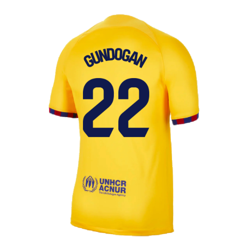 2023-2024 Barcelona Fourth Shirt (Gundogan 22)