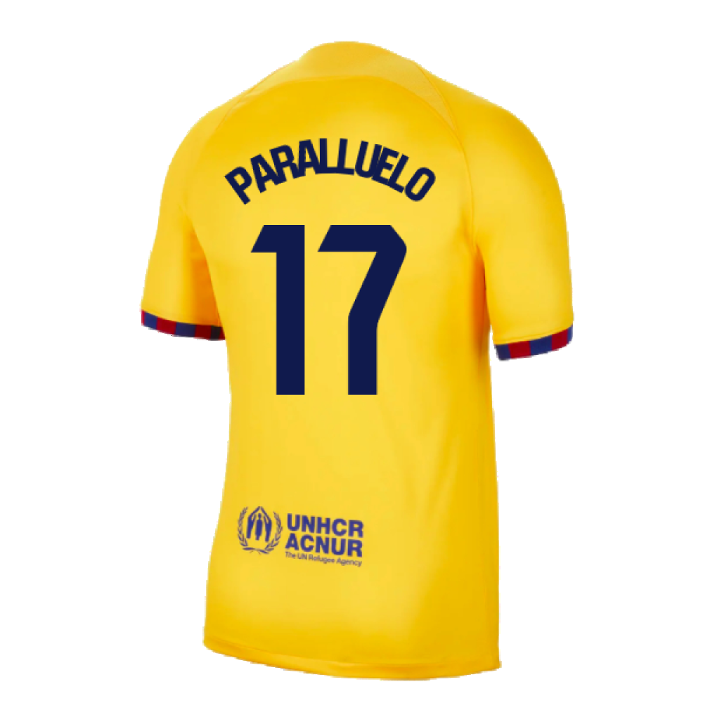 2023-2024 Barcelona Fourth Shirt (Paralluelo 17)