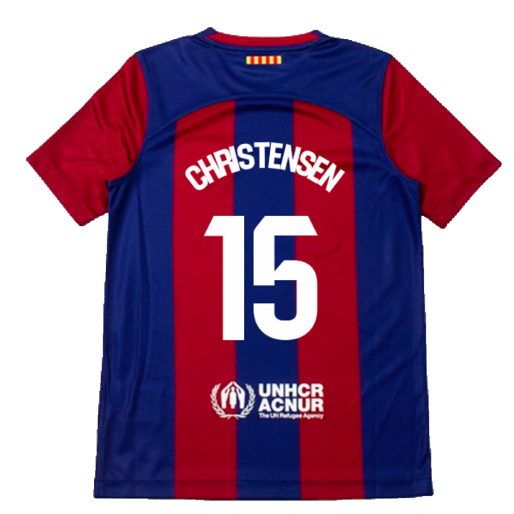 2023-2024 Barcelona Home Shirt (Kids) (Christensen 15)