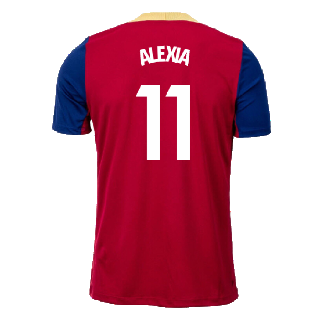 2023-2024 Barcelona Strike Training Shirt (Red) (Alexia 11)