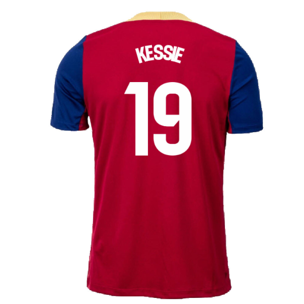 2023-2024 Barcelona Strike Training Shirt (Red) (Kessie 19)