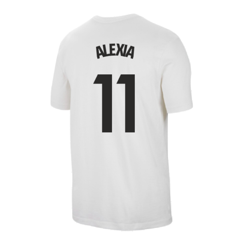 2023-2024 Barcelona Swoosh Club Tee (White) (Alexia 11)