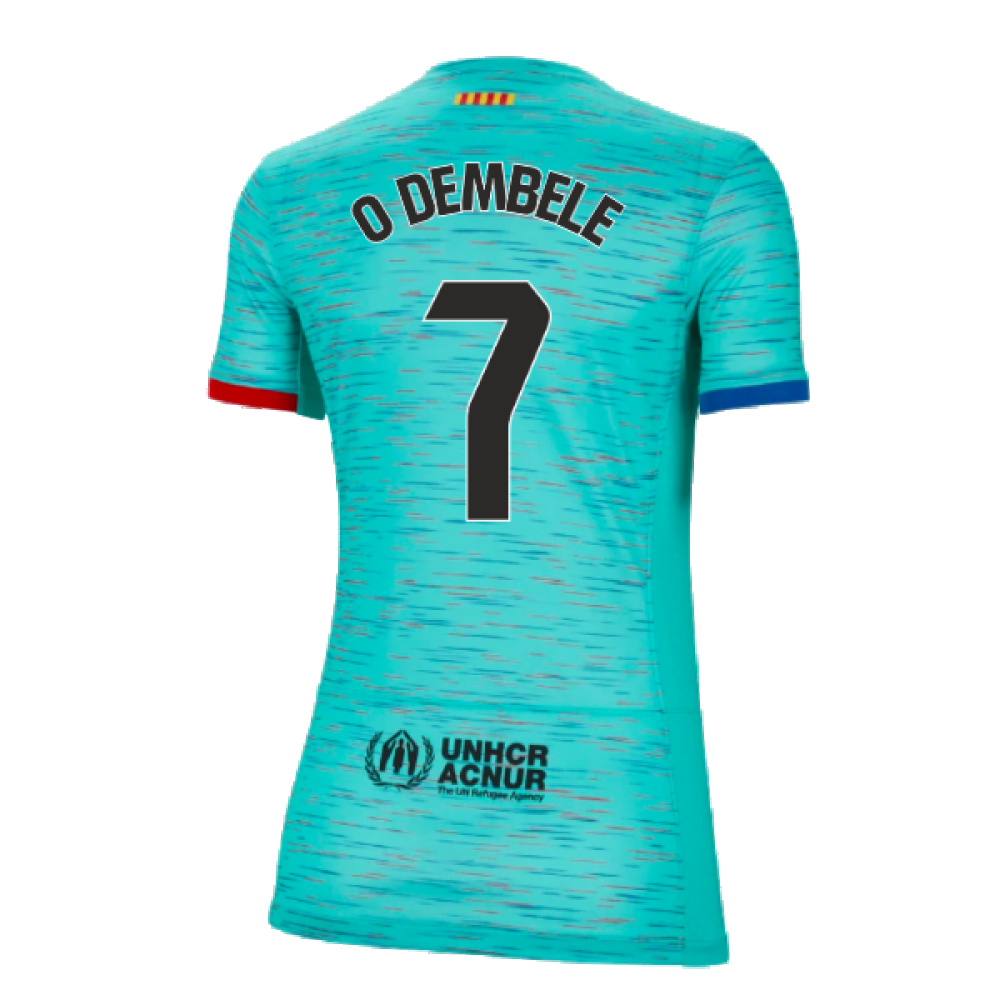 2023-2024 Barcelona Third Shirt (Ladies) (O Dembele 7)