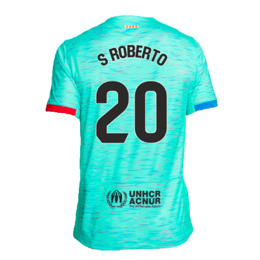 2023-2024 Barcelona Third Shirt (S Roberto 20)