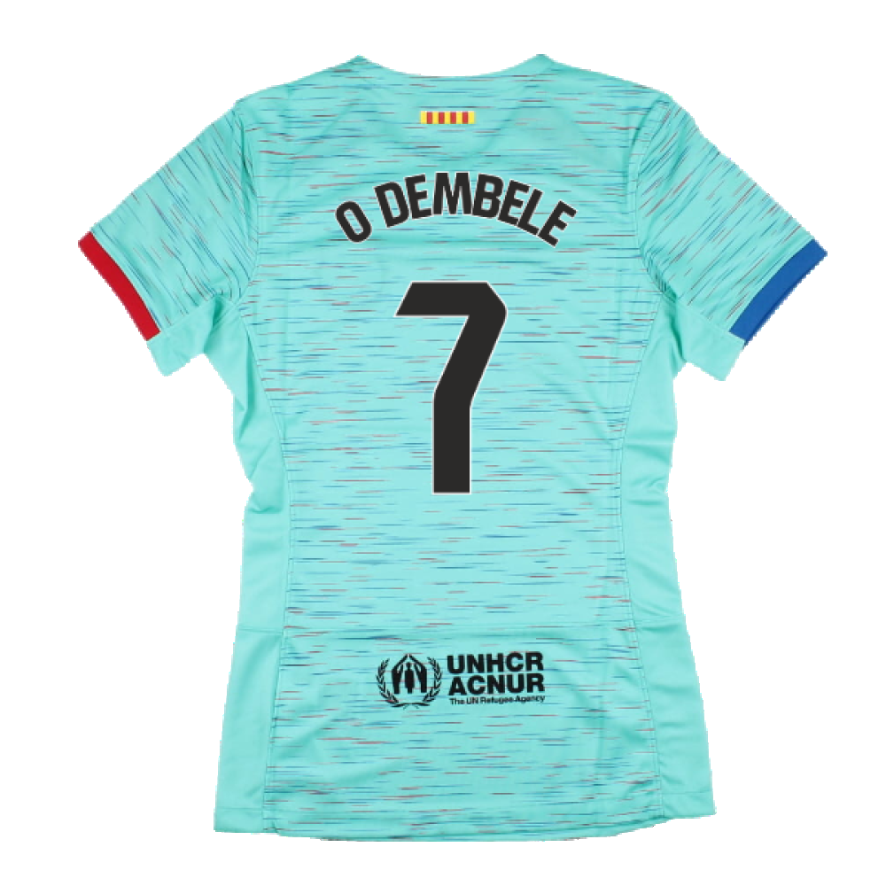 2023-2024 Barcelona Third Shirt (Womens) (O Dembele 7)