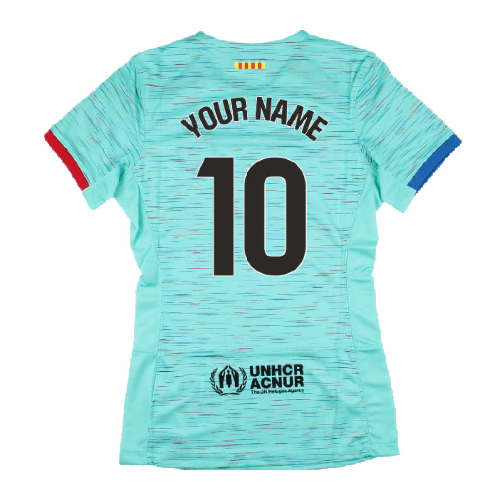 2023-2024 Barcelona Third Shirt (Womens) (Your Name)