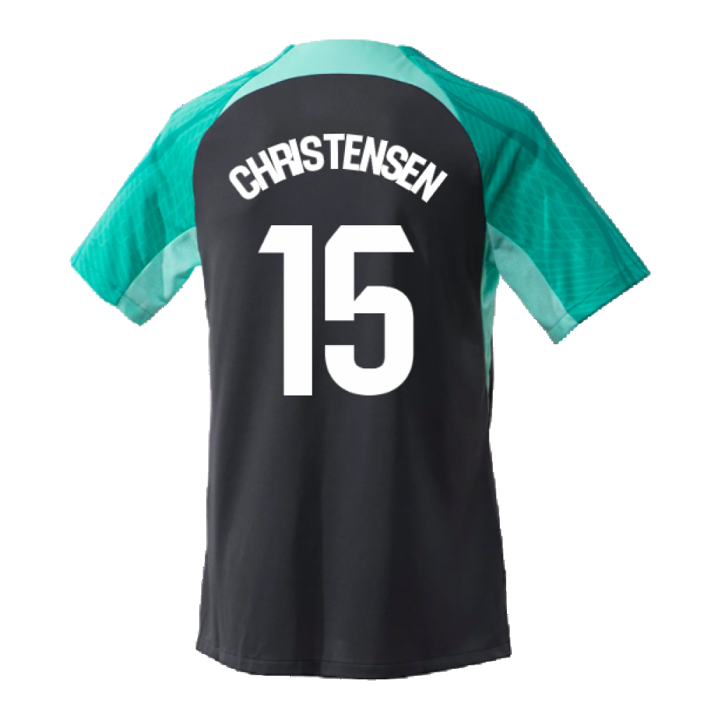 2023-2024 Barcelona Training Shirt (Thunder) (Christensen 15)