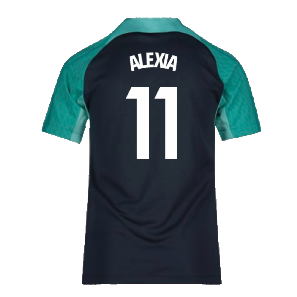 2023-2024 Barcelona Training Shirt (Thunder) - Kids (Alexia 11)