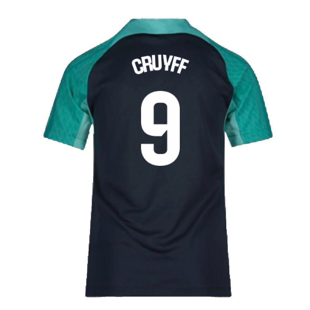 2023-2024 Barcelona Training Shirt (Thunder) - Kids (Cruyff 9)