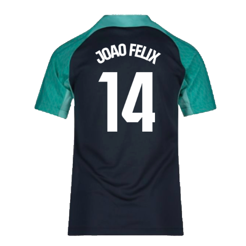 2023-2024 Barcelona Training Shirt (Thunder) - Kids (Joao Felix 14)