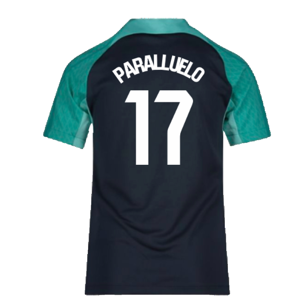 2023-2024 Barcelona Training Shirt (Thunder) - Kids (Paralluelo 17)