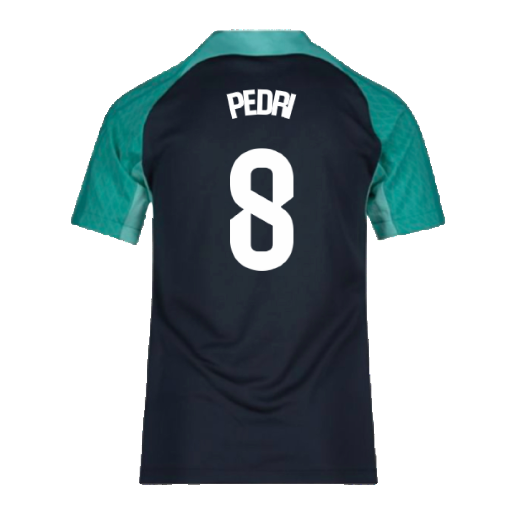 2023-2024 Barcelona Training Shirt (Thunder) - Kids (Pedri 8)