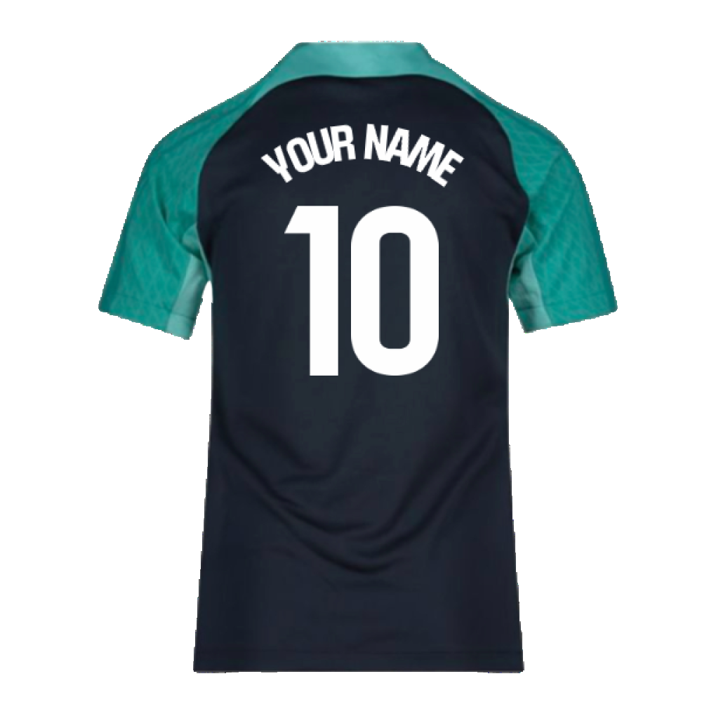 2023-2024 Barcelona Training Shirt (Thunder) - Kids (Your Name)